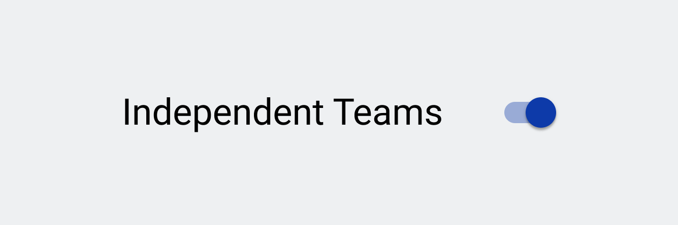 How to Set Independent Teams