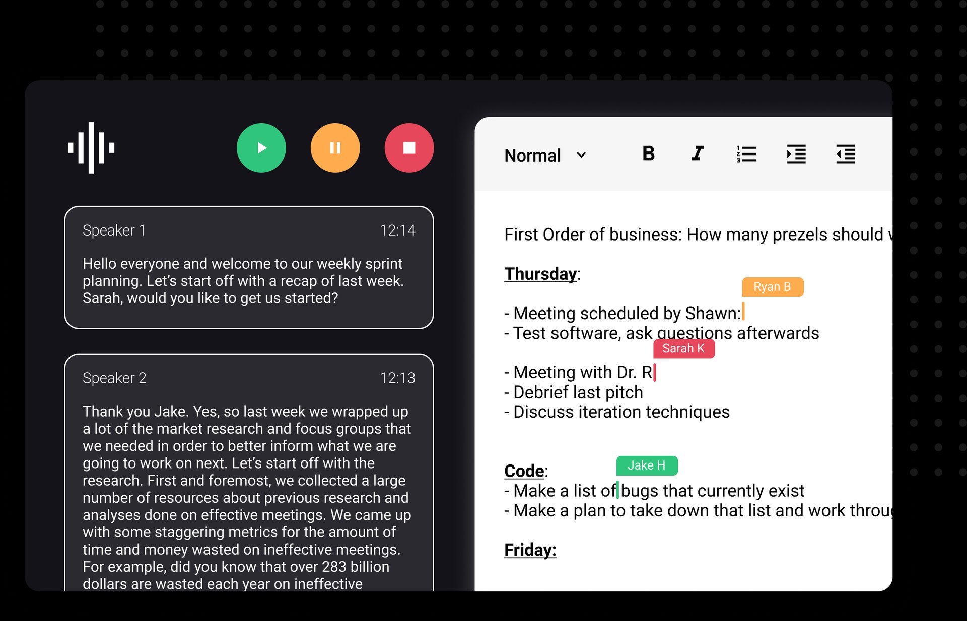 Knowtworthy transcription