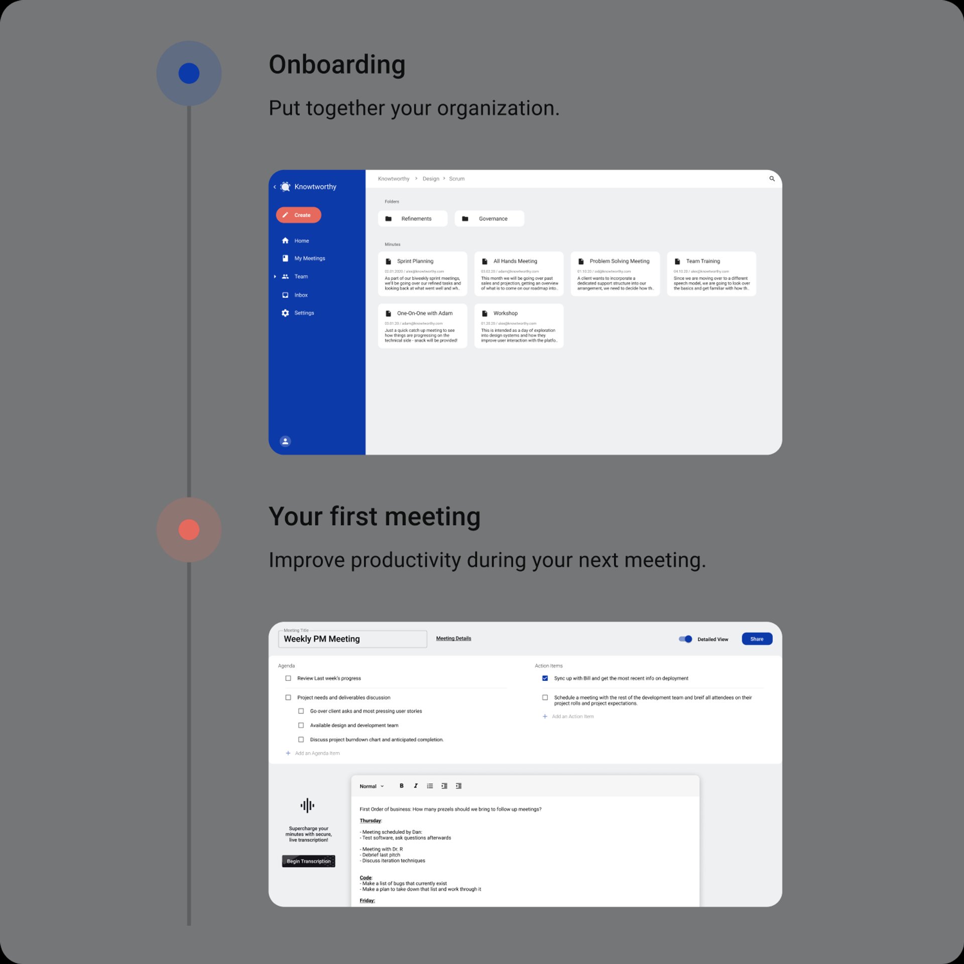 Knowtworthy onboarding