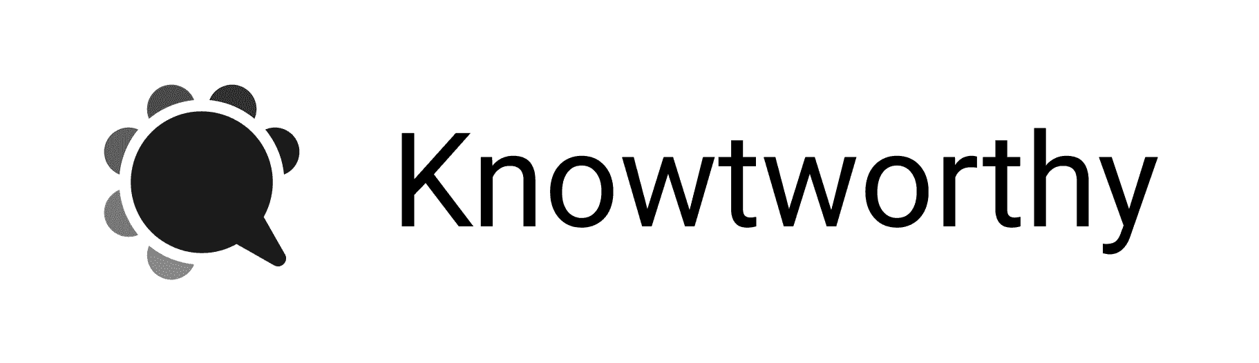 Transparent Knowtworthy Logo with Company Name