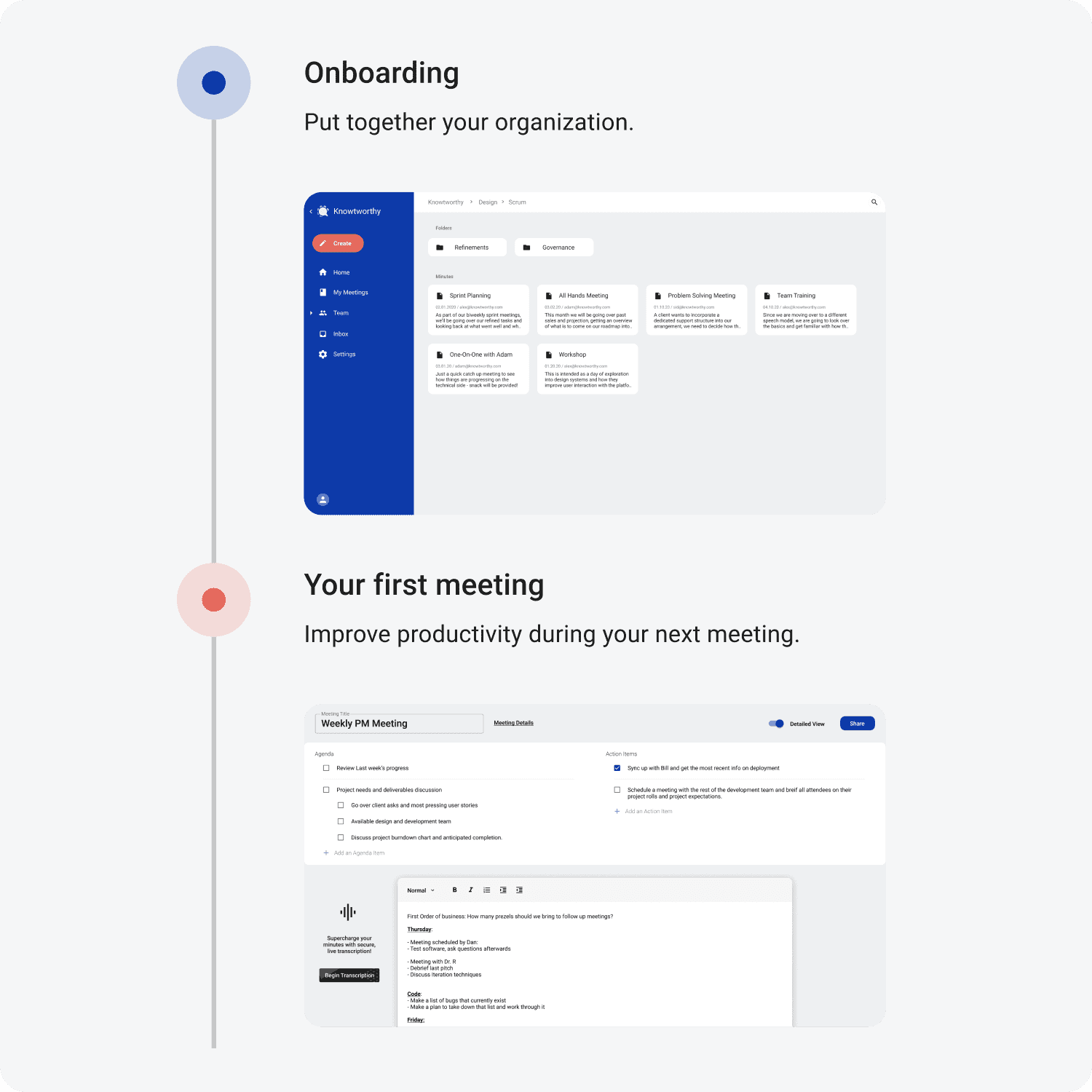 Process of getting onboarding to Knowtworthy